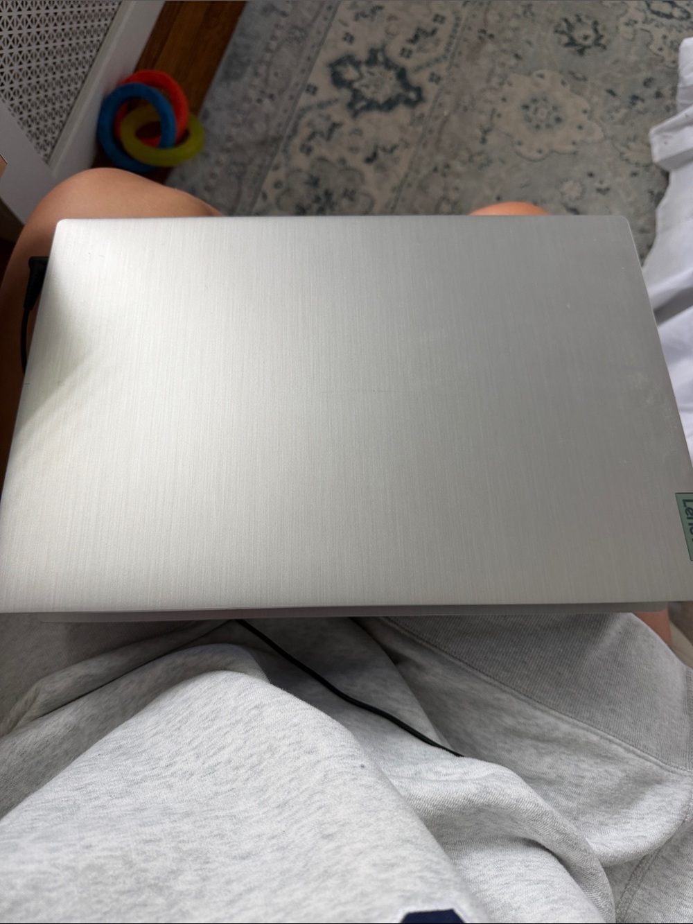 Lenovo Silver Brushed Aluminum Laptop